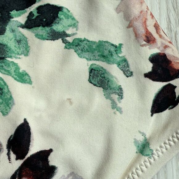 Anthropologie Mermaid Large Maillot One Piece Swimsuit Floral Ruched Keyhole - Picture 7 of 11